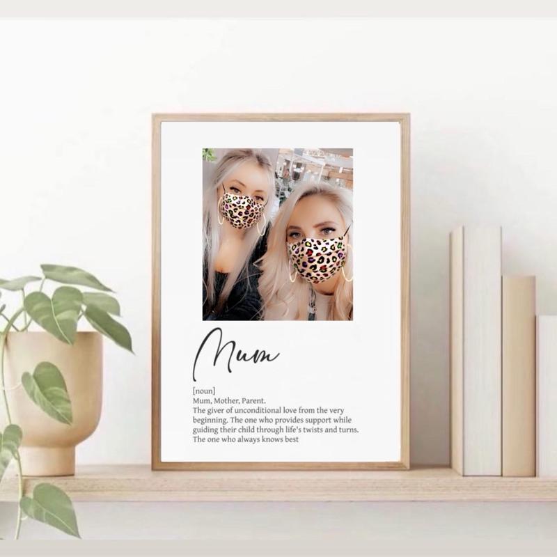 Personalised mum print. Mum personalised gift Mother’s Day gift 1