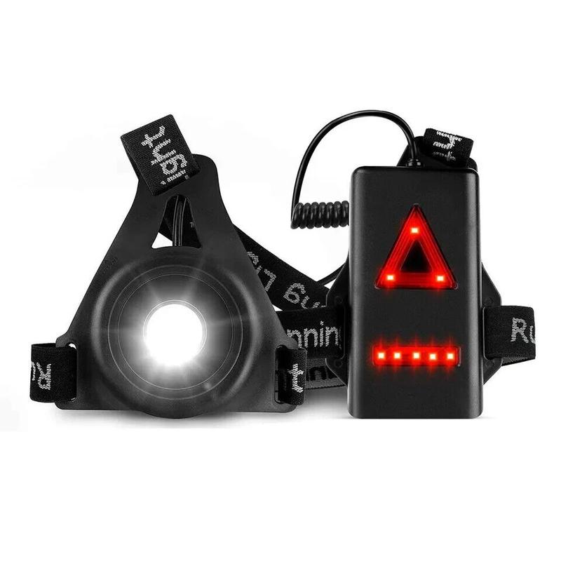Waterproof Night Running Light, USB Rechargeable LED Chest Light Safety Wearabl 1