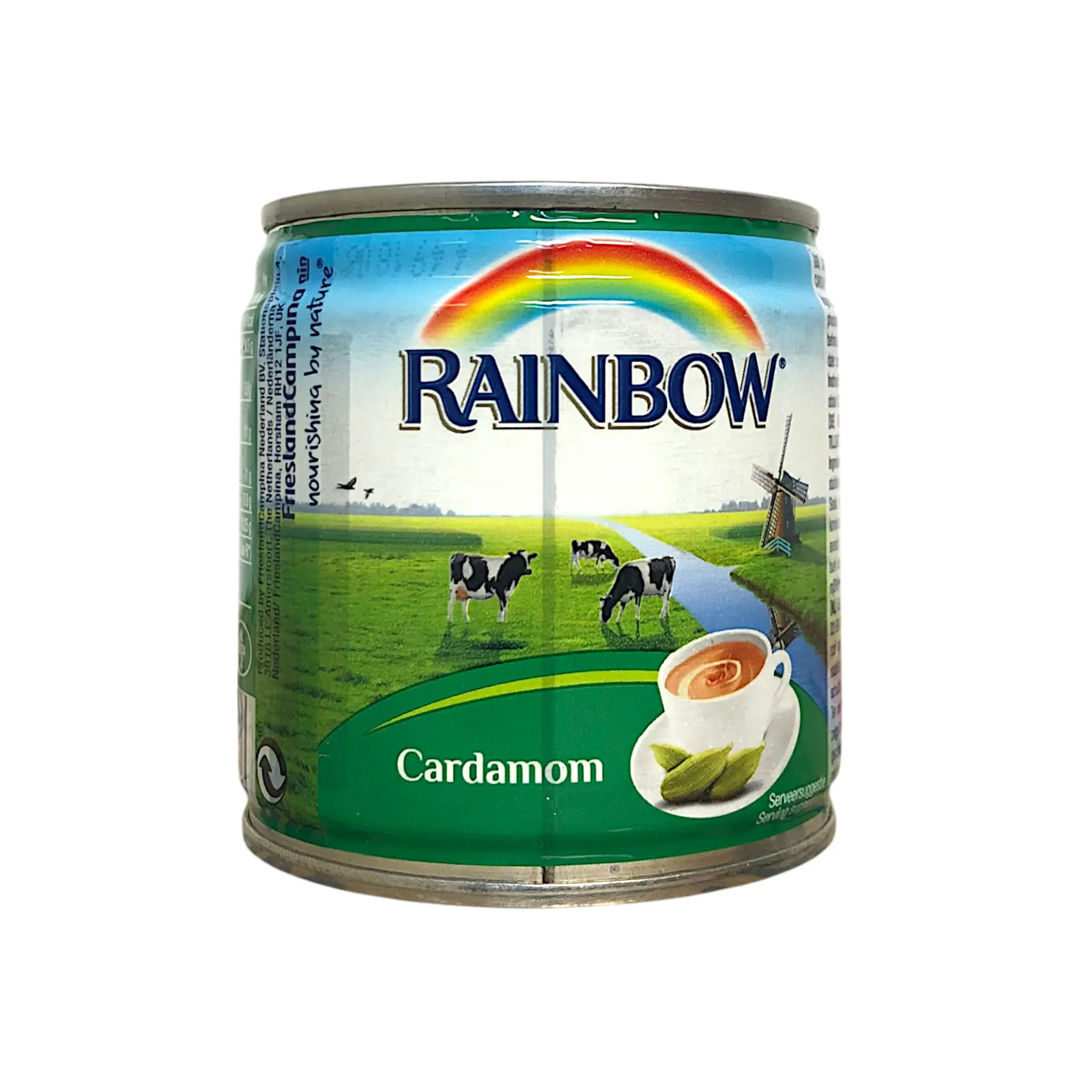 RAINBOW Cardamom Milk - 170 gr. tin Flavoured Milk Sweetener Beverage Tea