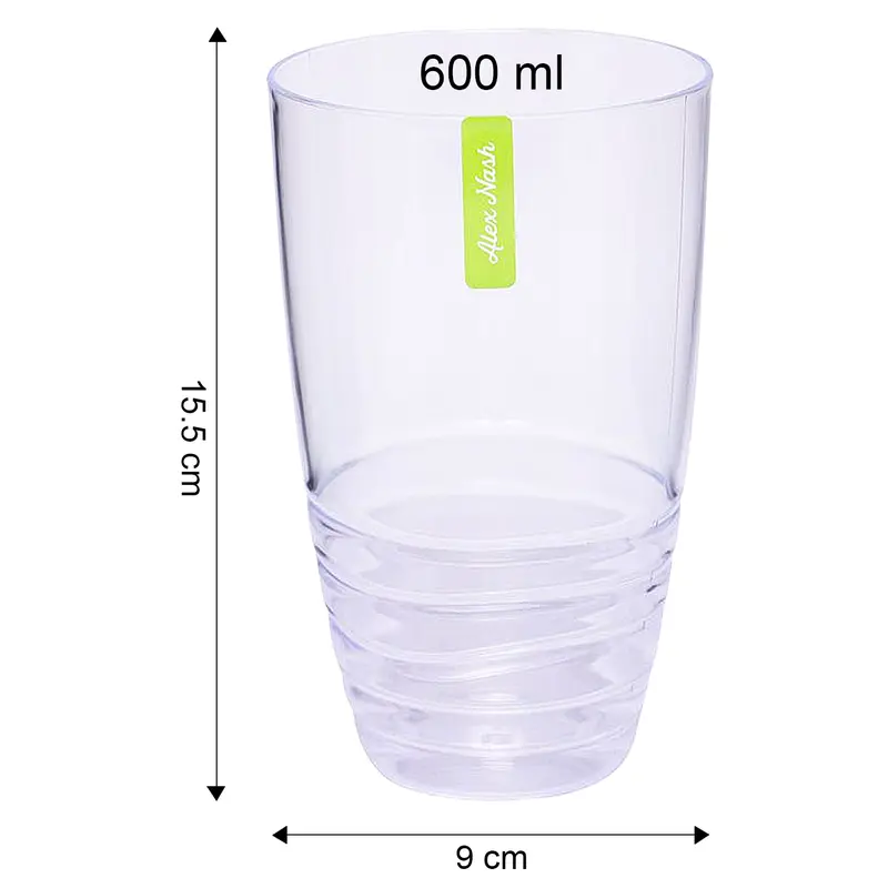 2 Litre Plastic Jug with Wine Glasses or Tumblers, Indoor or Outdoor Drinkware, BBQ Picnic Party Dinnerware, Clear Plastic Swirl Effect Design, 2L Pitcher, Food Grade Plastic, Choose Your Set Stylish Serving 7