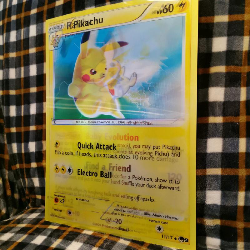 3D lenticular poster of Pokemon CARD DESIGN Pichu, Pikachu and Raichu Decor Room Wall Print 3