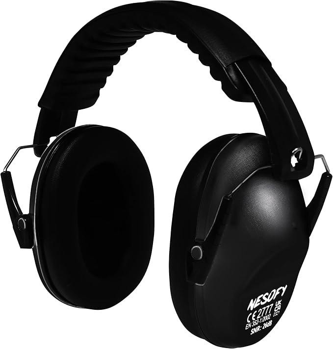 Ear Defenders Children – Ear Protection & Noise Cancelling Kids Ear Defender Age 3-16 Year - Foldable & Adjustable Headphones Autism for Baby – 26db SNR 0