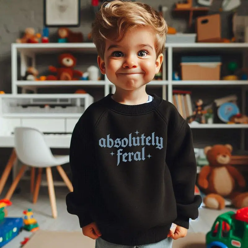 Absolutely Feral Kids Sweatshirt 1