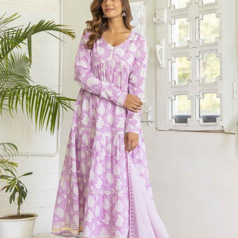 Indian Boutique Dress and Trouser with Dupatta - Women's Casual Dress - Womenswear 2
