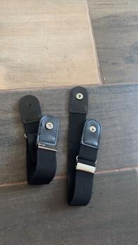 Product Review of 1 Pair No Buckle Elastic Belt for Women Men, High Stretch Belt for Pants Jeans, Casual Buckle Free Adjustable Invisible Belt, Trendy Accessories from t**r 1
