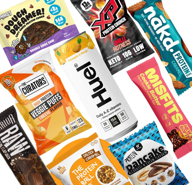 Protein Hamper High-Protein Snacks Gift Box - Premium Gym Gifts for Men & Women - Ideal Hampers for Men, Gym Hamper for Fitness Enthusiasts - Men's & Women's Handpicked Snack Selection 2