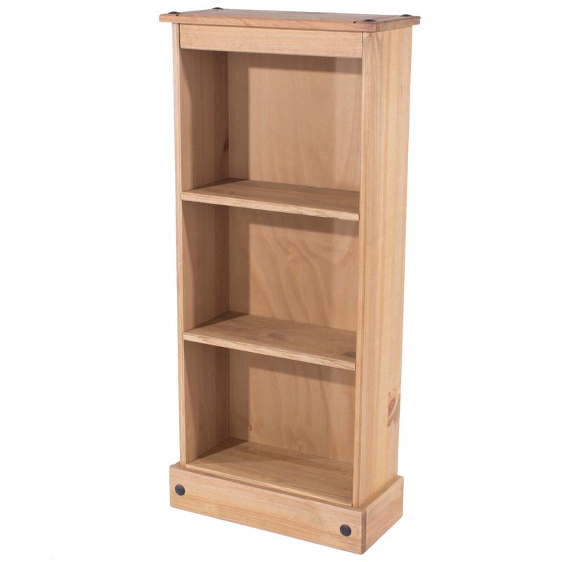 Dark Wood Finish Bookcase with Adjustable Shelves - 3 Colours Available 1