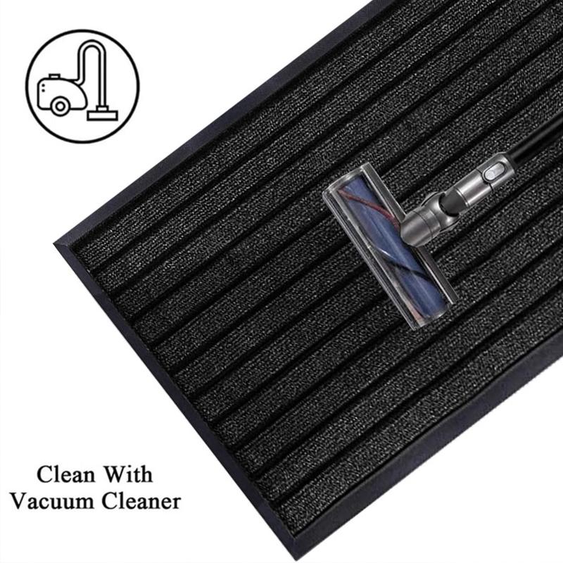 Washable Door Mats Indoor & Outdoor - Non-Slippery Heavy Duty - Stylish & Large Rubber - Perfect Dust Grabbing Doormats ,Hallway Runner , Runner For Dog 8