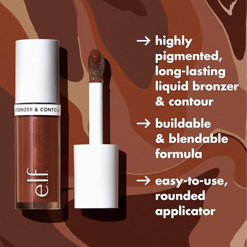e.l.f. Camo Liquid Bronzer & Contour, Highly Pigmented, Natural-Looking Glowy Finish, Long-Lasting, Rounded Applicator, Vegan & Cruelty-Free 2