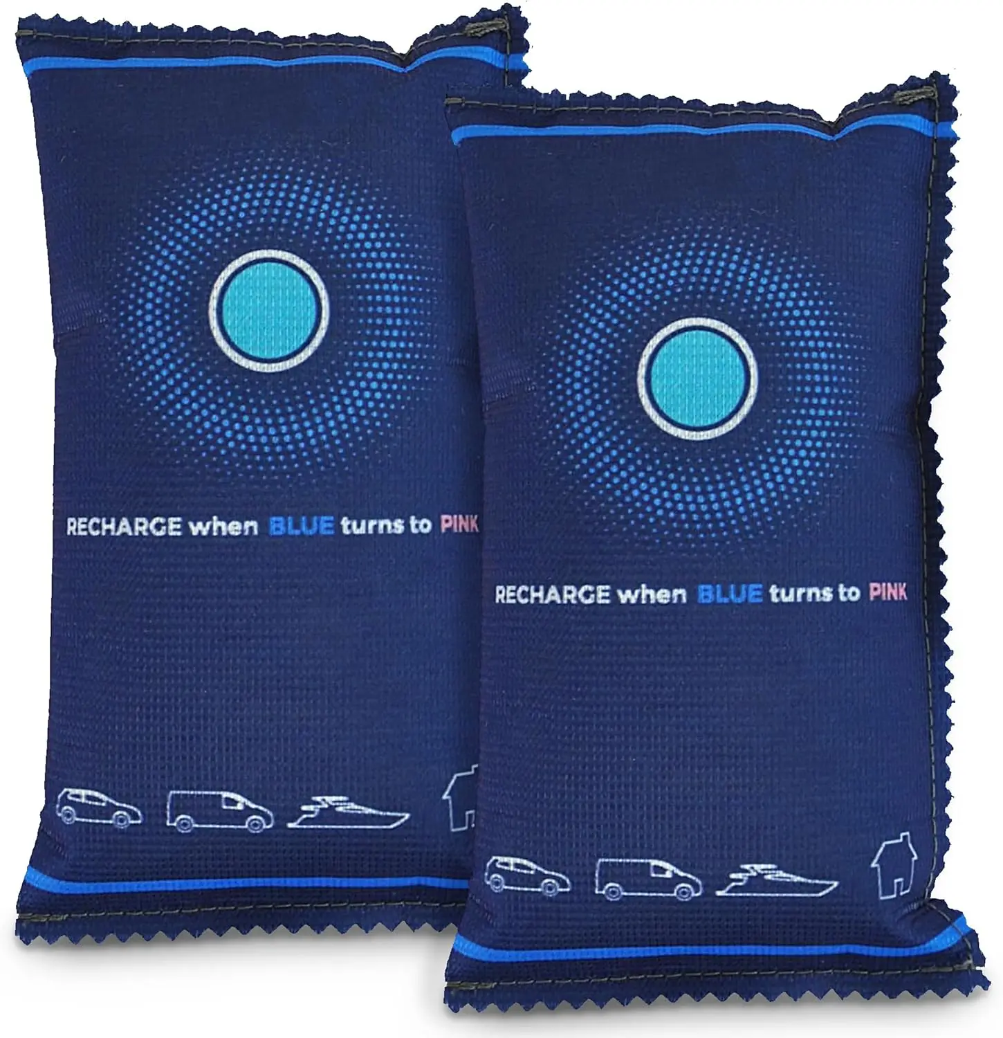 2 x 350g Car Dehumidifier Bag | Moisture & Damp Absorber for Windscreens & Interior