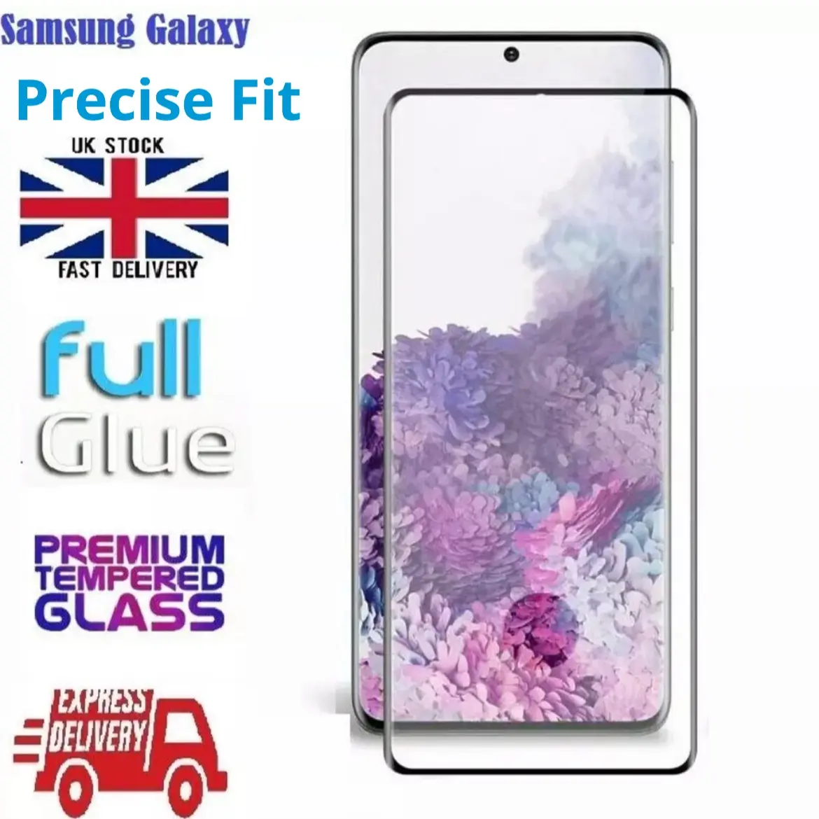 Samsung S23 Ultra Full Glue Screen Protector With FingerPrint Hole