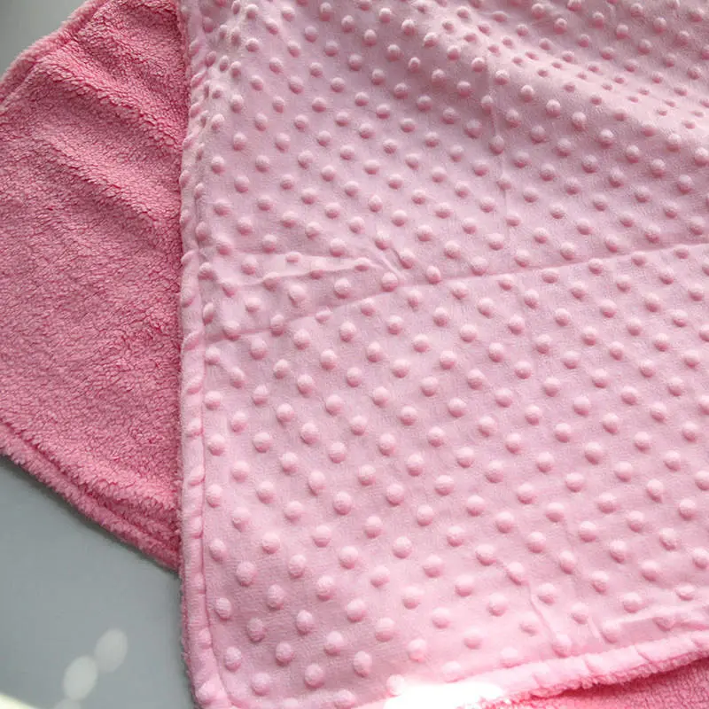 Pink Bubble Embossed Baby Blanket 3