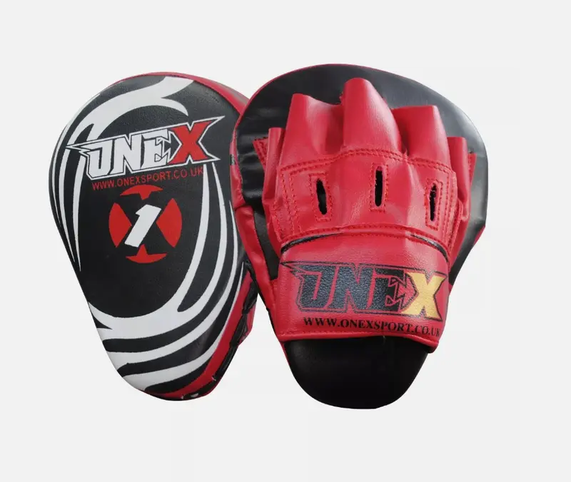 Focus Pads, Hook and Jab Mitt,Thai Kick Muay Karate MMA Adult Boxing Training 1