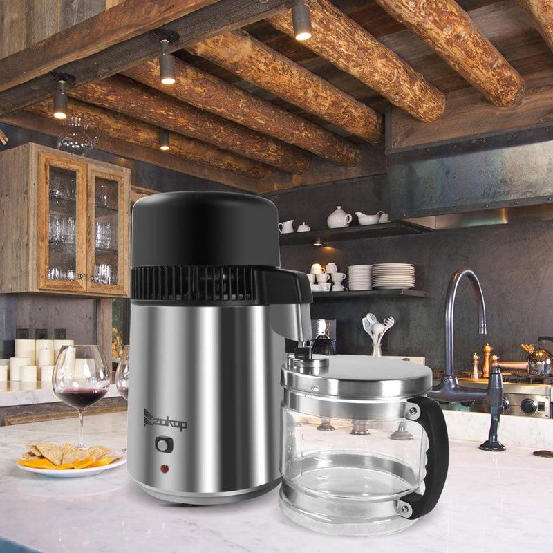 【Replace 66117163】750W Water Distiller Electric Purifier Stainless Steel Glass Water Filters 3