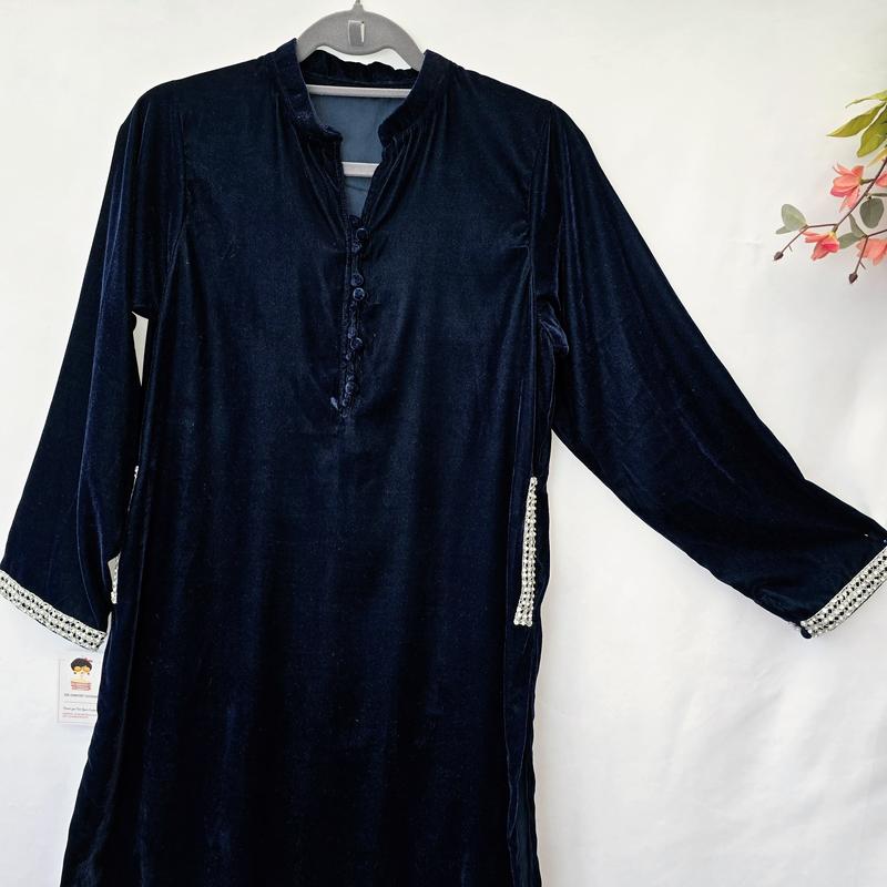 Zinc Velvet Kurta Partywear ,Winter Velvet Kameez, Designer Velvet Suit 5