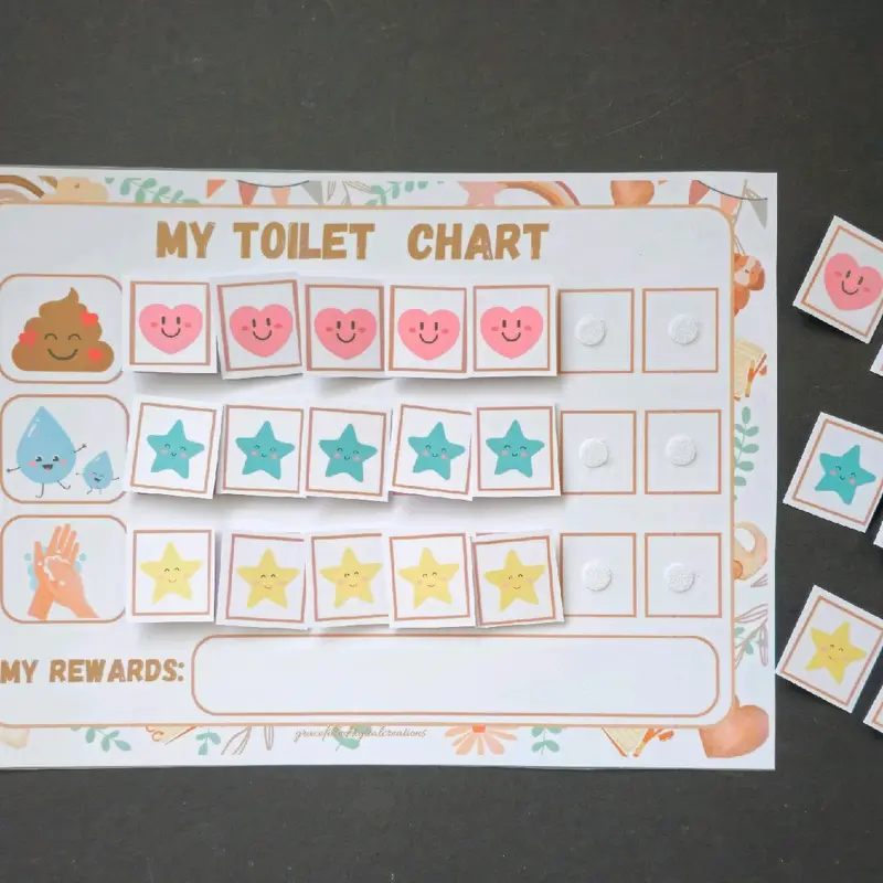 My toilet reward chart for children's potty training 1