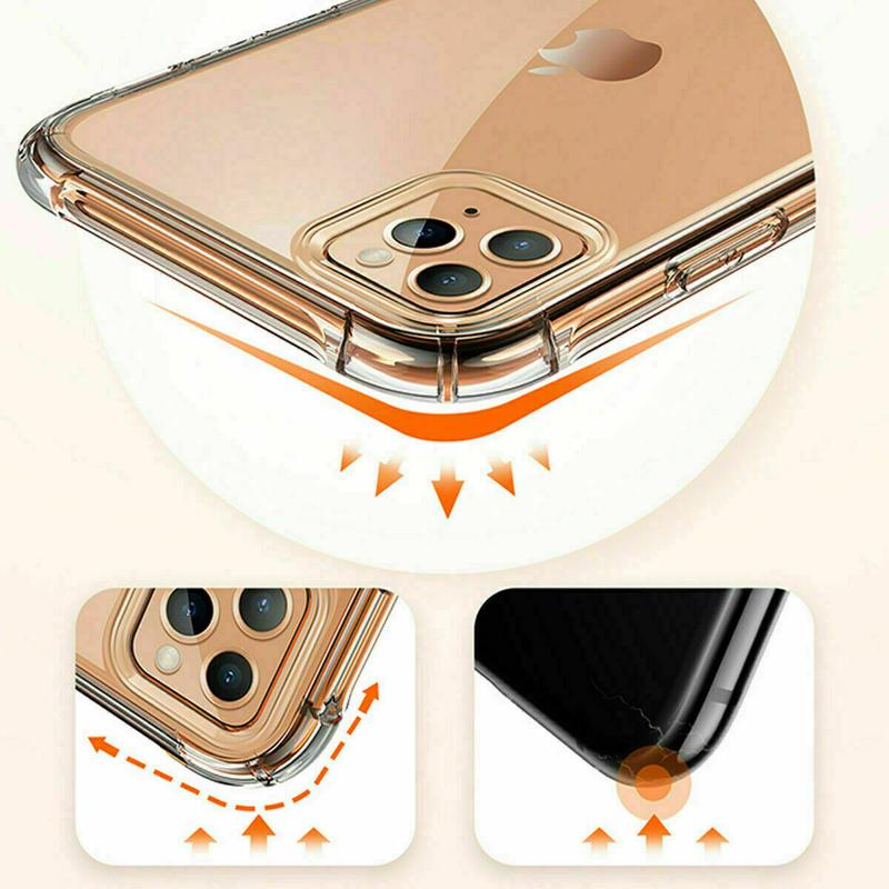 Case For Apple iPhone SE 7 8 X XS XR 11 12 Pro Max Bumper Gel Shockproof 2 Cover Waterproof 7