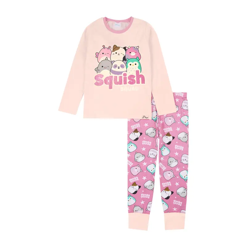 Squishmallows Girls Pyjamas, Squish Squad Pjs, Official Squishmallows Merchandise 0