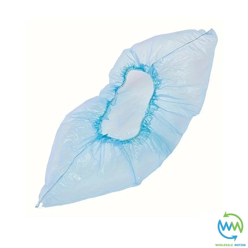 BLUE Shoe PROTECTORS Covers Overshoe DISPOSABLE Plastic Rain WATERPROOF Carpet Shoe PROTECTOR Shoe COVER Shoe COVERS 5