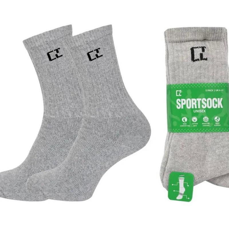 10 Pairs Men's Cotton Rich Black Sports Work Socks Uk Size 6-11 Cotton 7