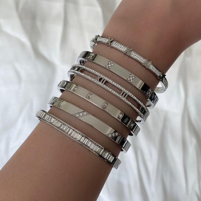 Boxy Bangle - Gold & Silver Available 2