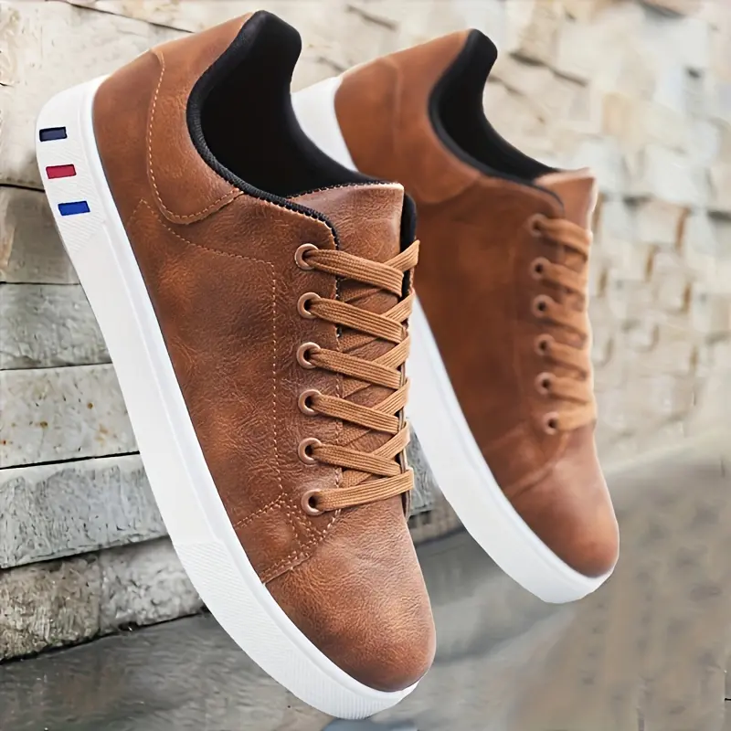 Men's Stylish & Durable Sneakers - Non-Slip, Lace-Up Casual Shoes for All Seasons, Perfect for Outdoor Activities