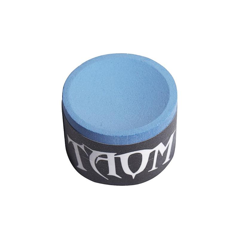 Taom Professional Billiards Snooker & Pool Cue Chalk Pyro Blue 1 Piece 1