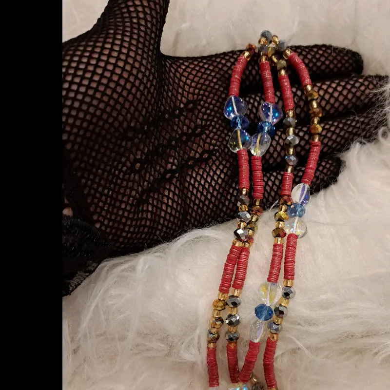 African Waistbead 40 inches Non-elastic 1