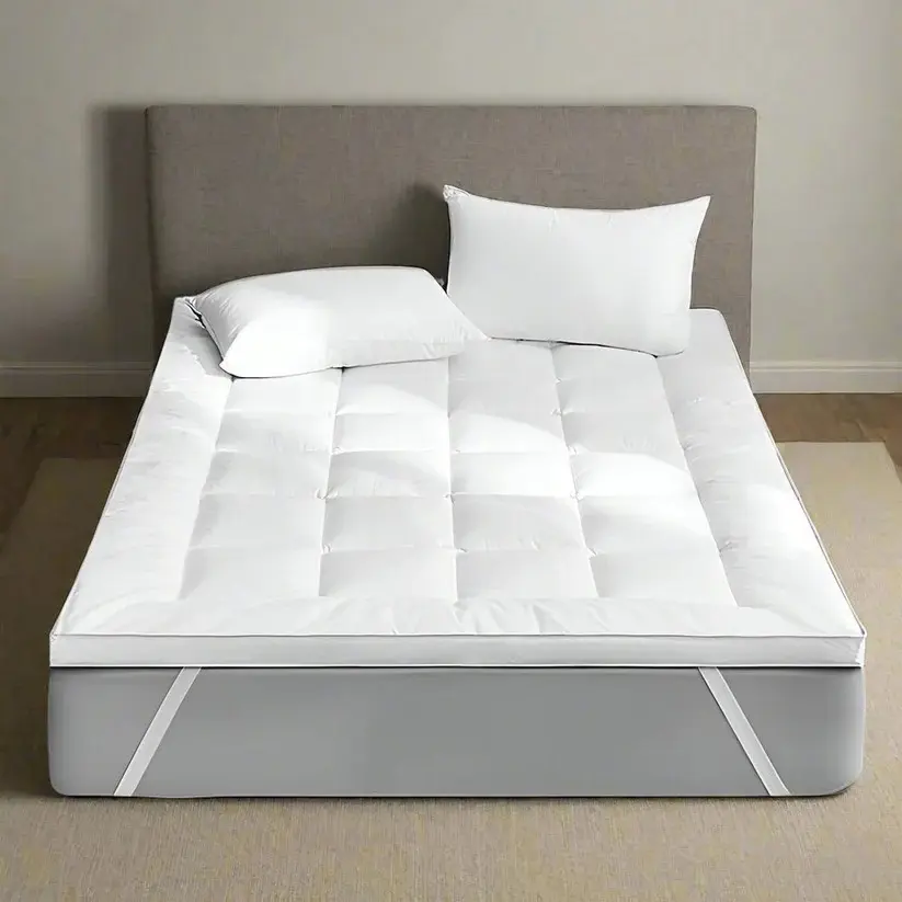 10cm Deep Mattress Topper - Extra Thick, Hotel Quality, Breathable, Washable, Anti-Allergy, Super Soft & Fluffy | Single, Double, King, Super King Sizes"