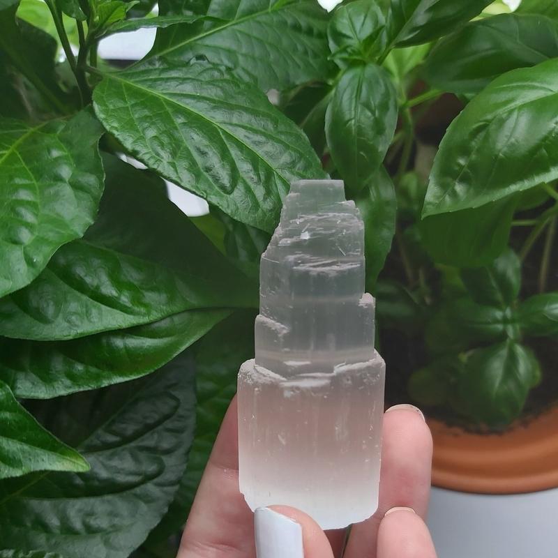 Selenite tower crystal 1