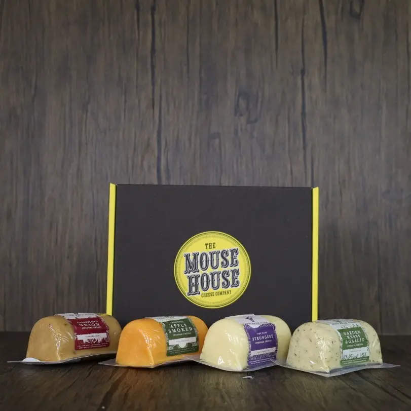 Cheddar Cheese Barrel Box (4x 145g)