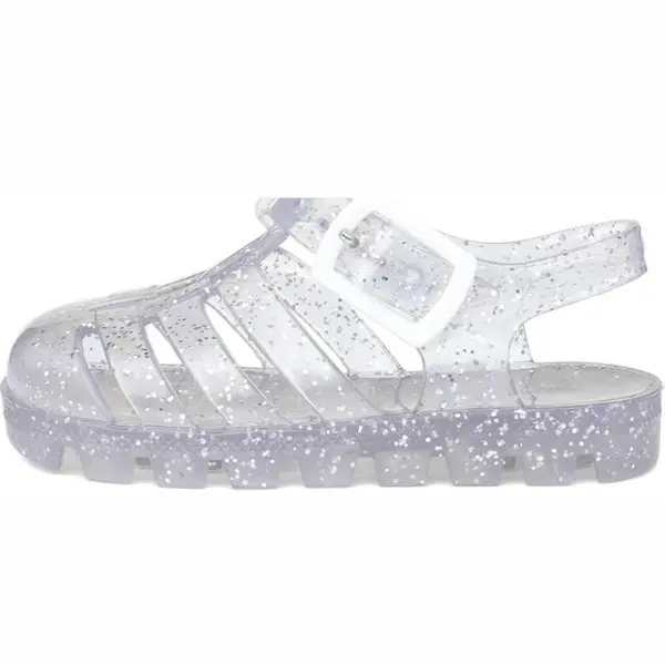 Weymouth Kids Clear Glitter Jelly Sandal - Girls' Shoes 0