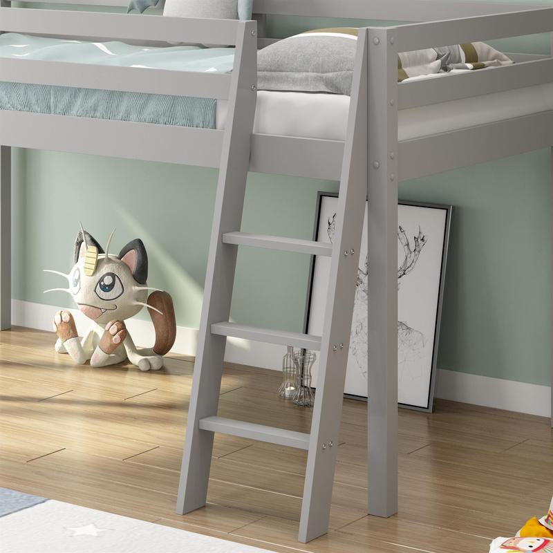 Kosy Koala Mid Sleeper for Kids - Space-Saving, Durable, and Customisable Mid Sleeper for Kids, (Grey, 3ft) 3