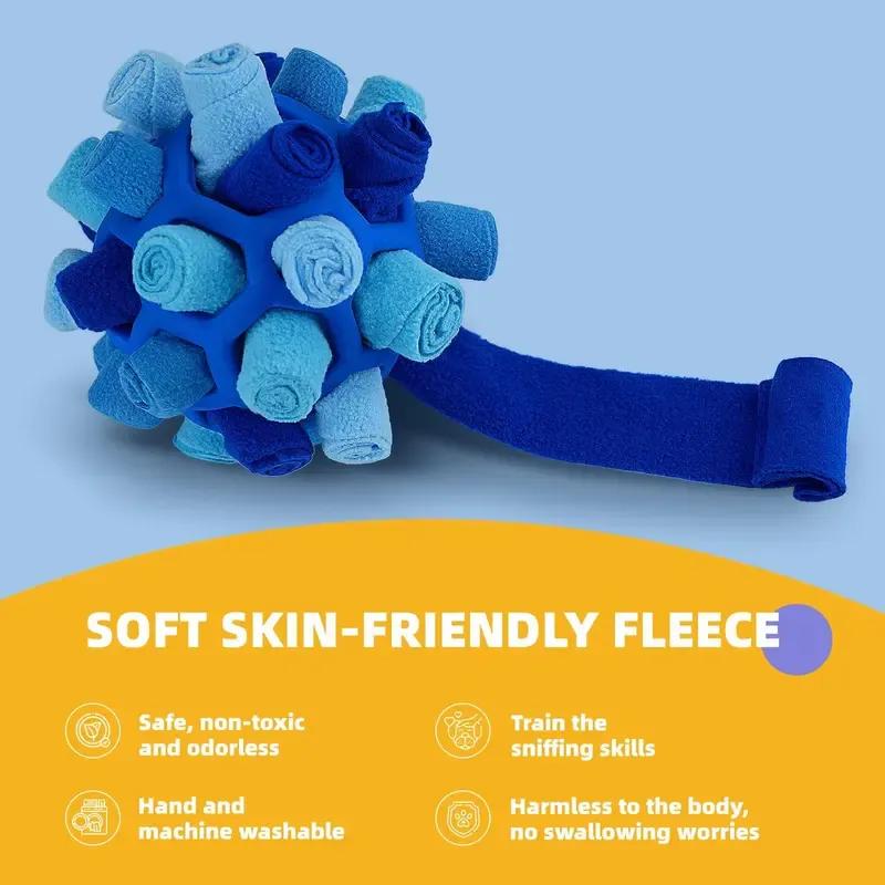 Product Introduction of Gift For Pets, Dog Sniffing Ball, 1 Count Pet Snuffle Ball, Puzzle Toy Perfect Gift for Dog, Interactive Dog Treat Balls, Encourage Natural Foraging Skills Slow Food Training 1