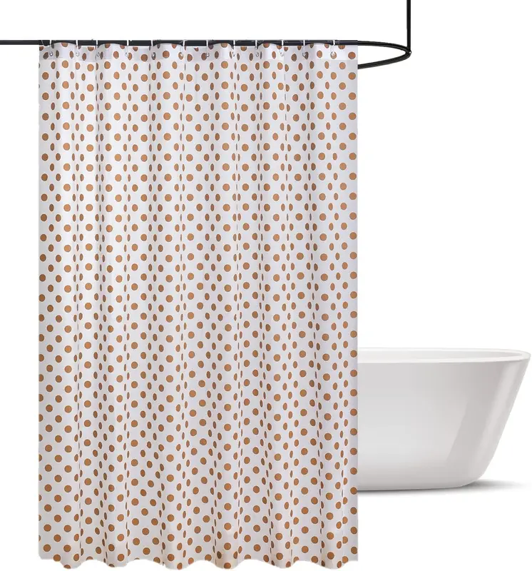 Mould & Mildew Resistant Shower Curtain – Heavy-Duty Water-Repellant Fabric for Bathrooms 4