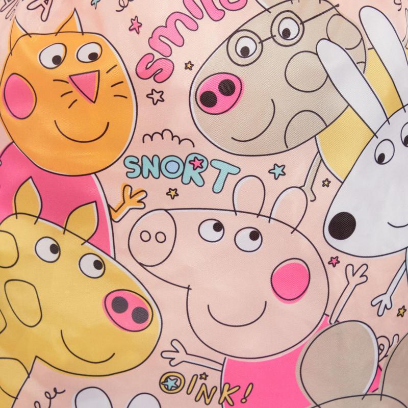 Peppa Pig Drawstring Bag Girls PE Kit Gym Bag Kids Trainer Swimming Bag Childrens School Nursery Backpack 3