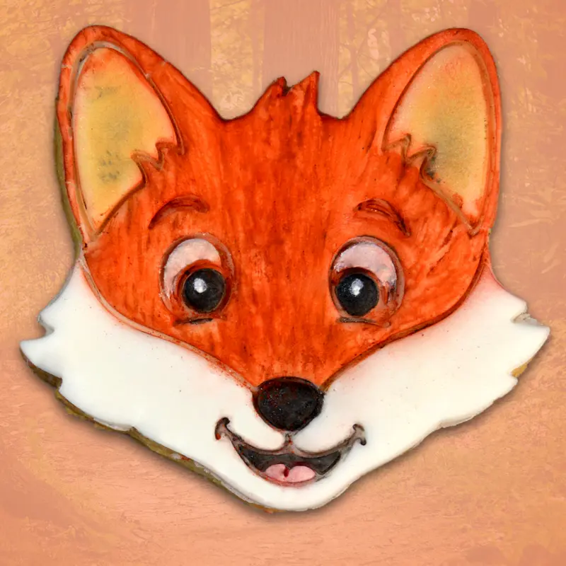 Fox - 2pc Combo Cutter for Cookies, Cakes, Sugarpaste, Fondant 0