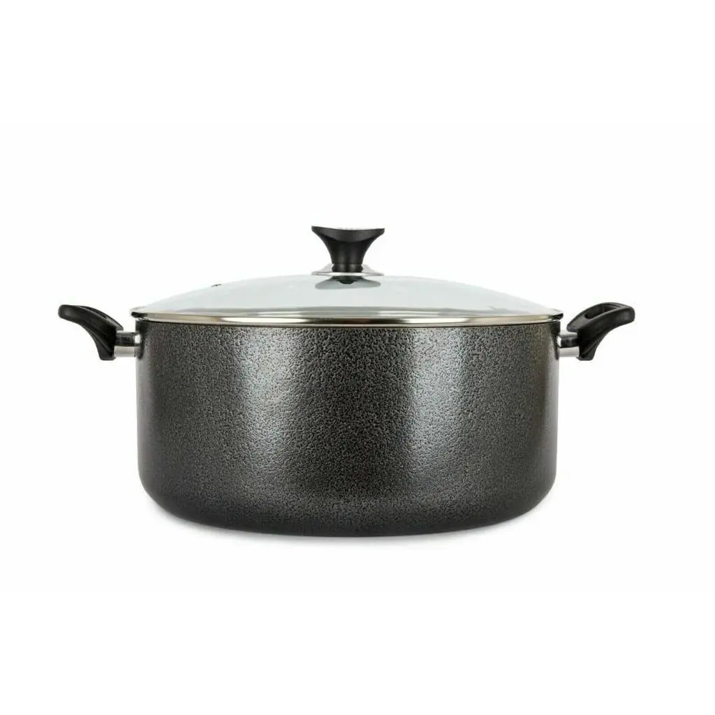 Non-Stick Induction Cast Iron Casserole Dish With Lid Dutch Oven Stock Pots Stew