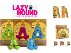 DOGSEE YETI DOG TOY Blue, Pink, Green inc 5 Yak Nuggets, available Refills in Natural, Strawberry, Carrot, Tumeric, also Yak Bars in Coconut & Carrot