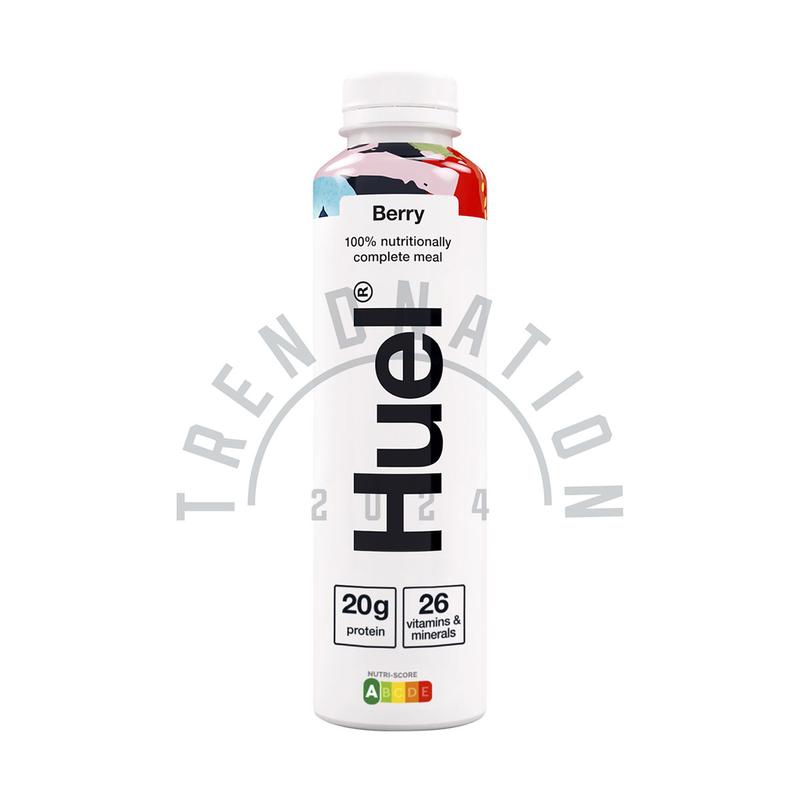 Product Introduction of Huel Ready To Drink Complete Meal Replacement | 8 Pack (8 x 500ml) Bottles | Banana, Berry, Chocolate & Vanilla Flavour | Low Sugar Plant Based Energy Protein Drinks Beverage Milk Vitamins 12