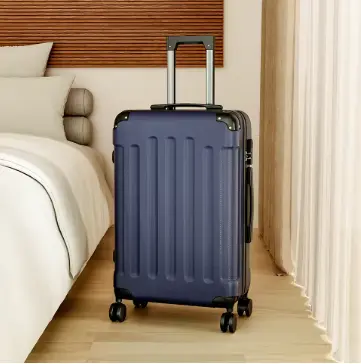 Blue Modern Hardside Spinner Suitcase with Combination Lock 20" - Durable Material for Modern Travelers 1