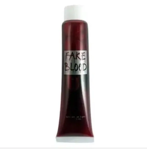 3 x RED VAMPIRE DRACULA HALLOWEEN FANCY DRESS GEL FAKE BLOOD ZOMBIE SCARY PARTY TUBE 0