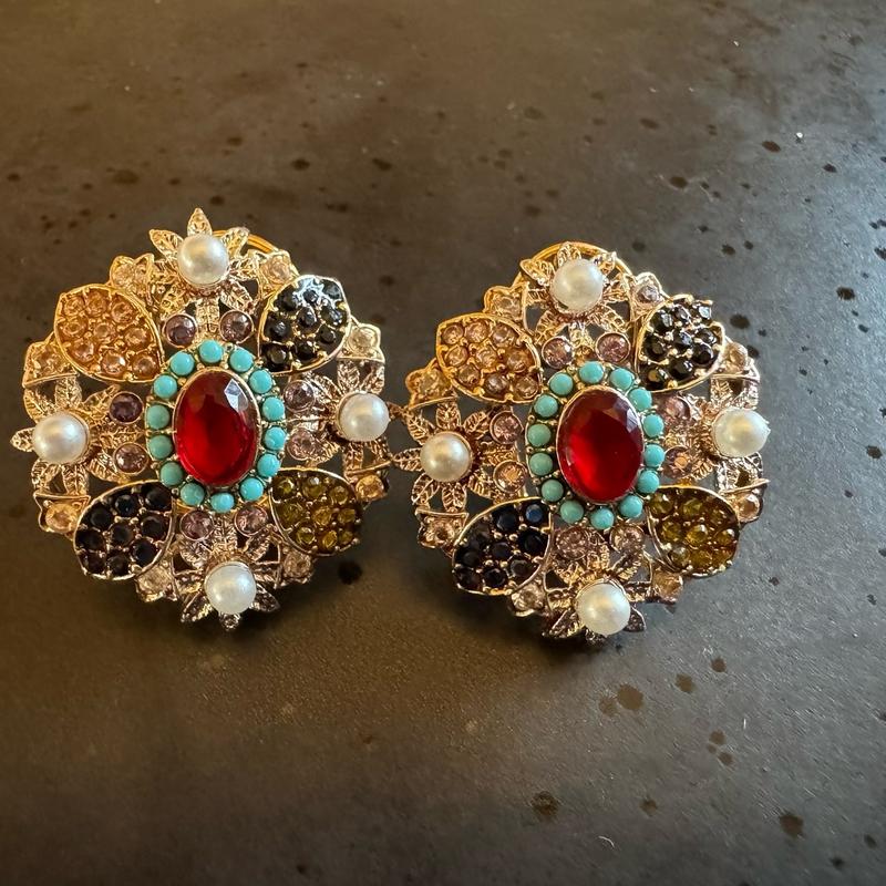 Ruby studs 2