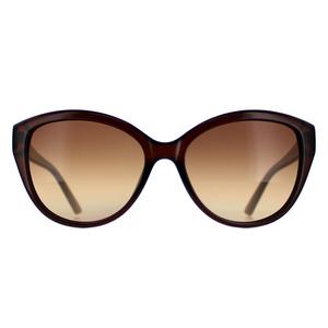 Calvin Klein Sunglasses CK19536S 210 Crystal Brown  Brown for Female - Womenswear - Womens - Eyewear - Summer Sunglasses