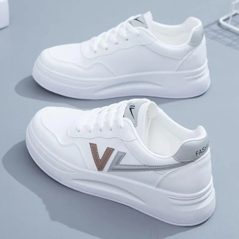 Little white shoes women 2024 new women's shoes summer all flat mesh breathable thin casual board shoes ins tide Walking Shoes Girl Trainer Sports Shoes Runner Training Footwear Running Athletic Sneaker Closed 2