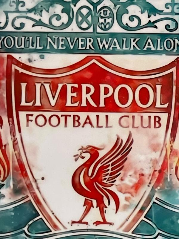 Liverpool Football Club - LFC Emblem Slate Plaque - Watercolour effect design - Decorative Gift for him or her - Glossy LFC badge Print for any lover of the team 6