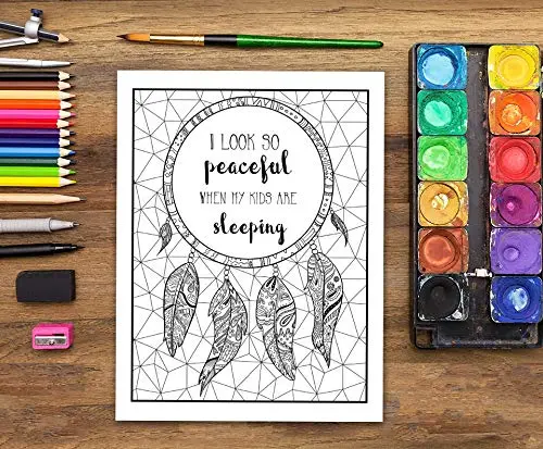 Mum Life: A Snarky Adult Colouring Book: UK Edition Paperback 5