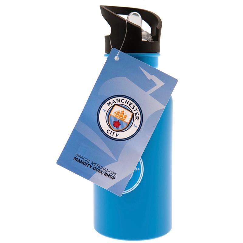 Manchester City FC Aluminium Drinks Bottle Haaland (official Merchandise product) Drinkware 2