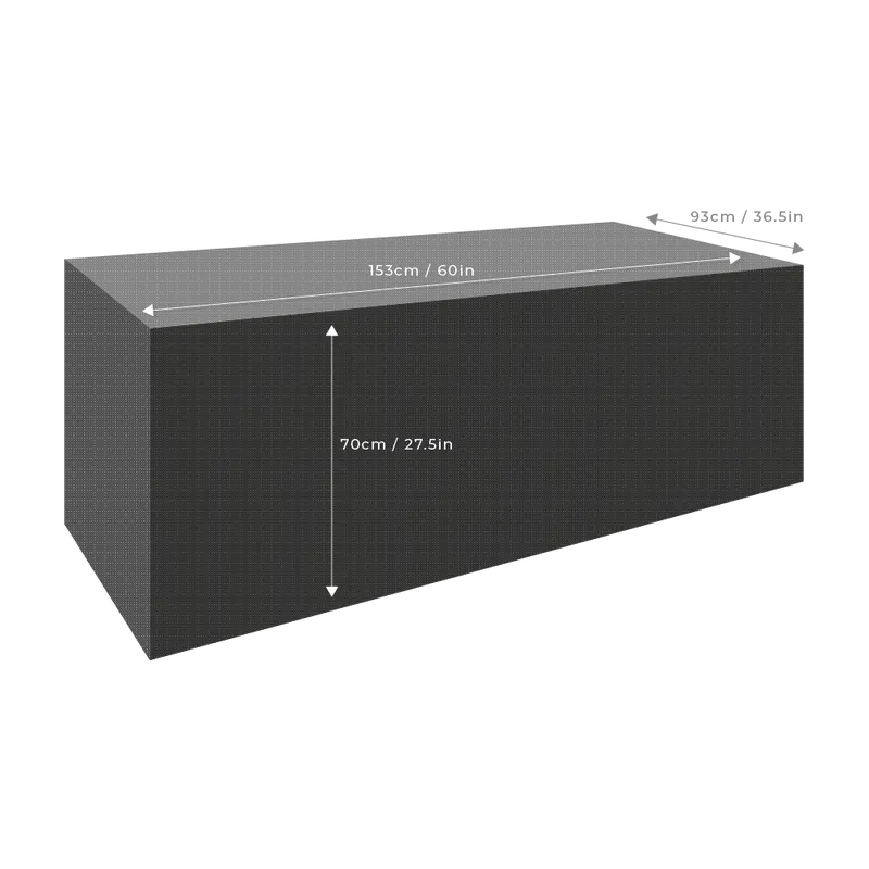 All Sizes Oxford  Rectangular Cover Fits Rectangular Furniture Sets 100cm to 300cm 4