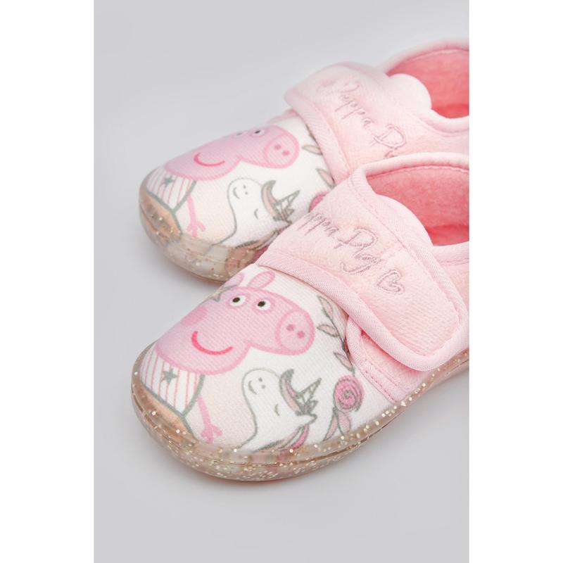 Toddlers Cute Peppa Pig Unicorn Slippers 0